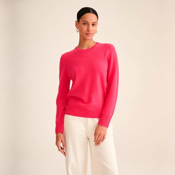 NEW! InCashmere 100% Cashmere Pink Pull over Sweater, Size S - Picture 6 of 16